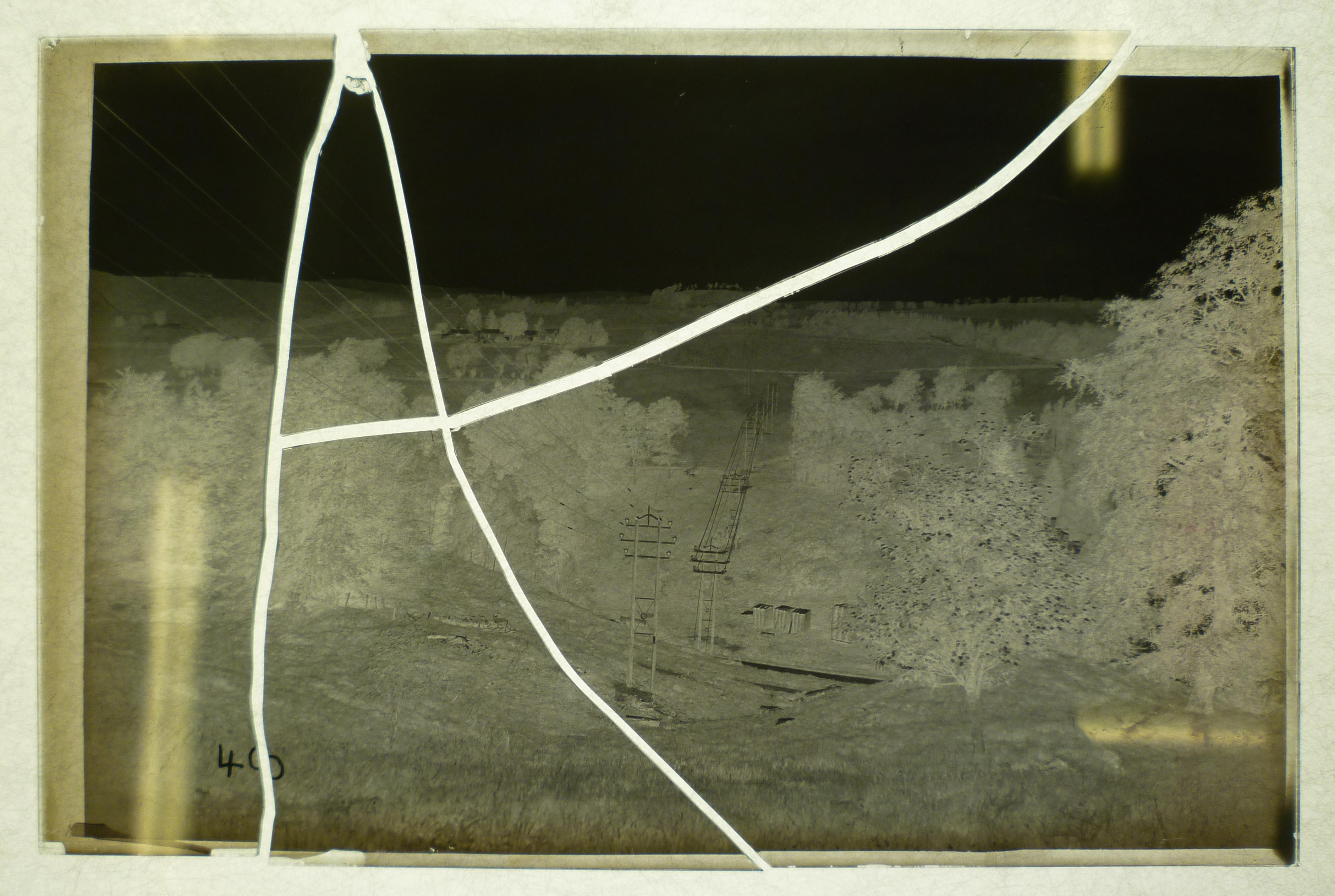 Before: Cracked Glass Negative